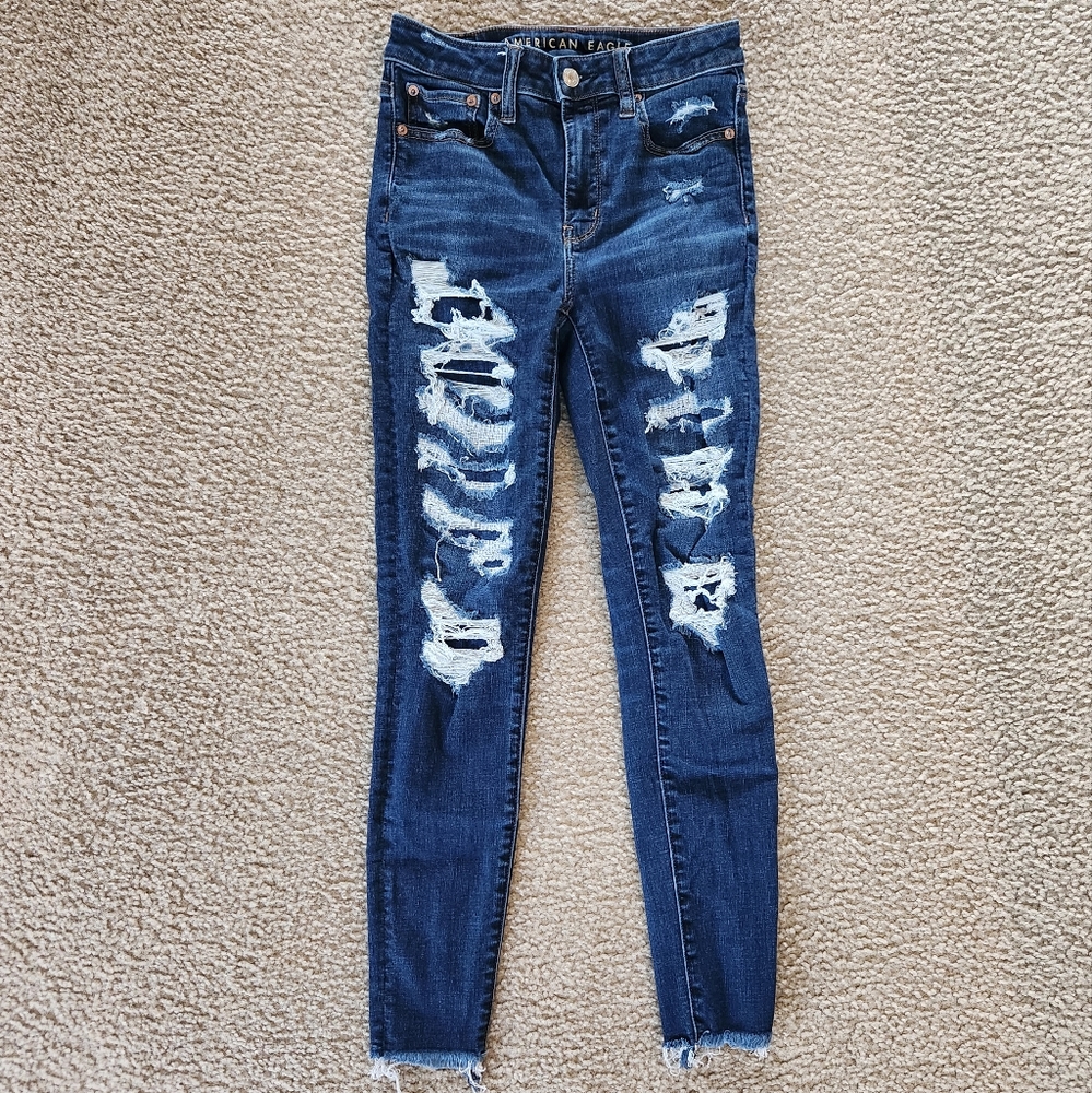 American Eagle Super Hi Rise Jegging - Picture 2 of 5
